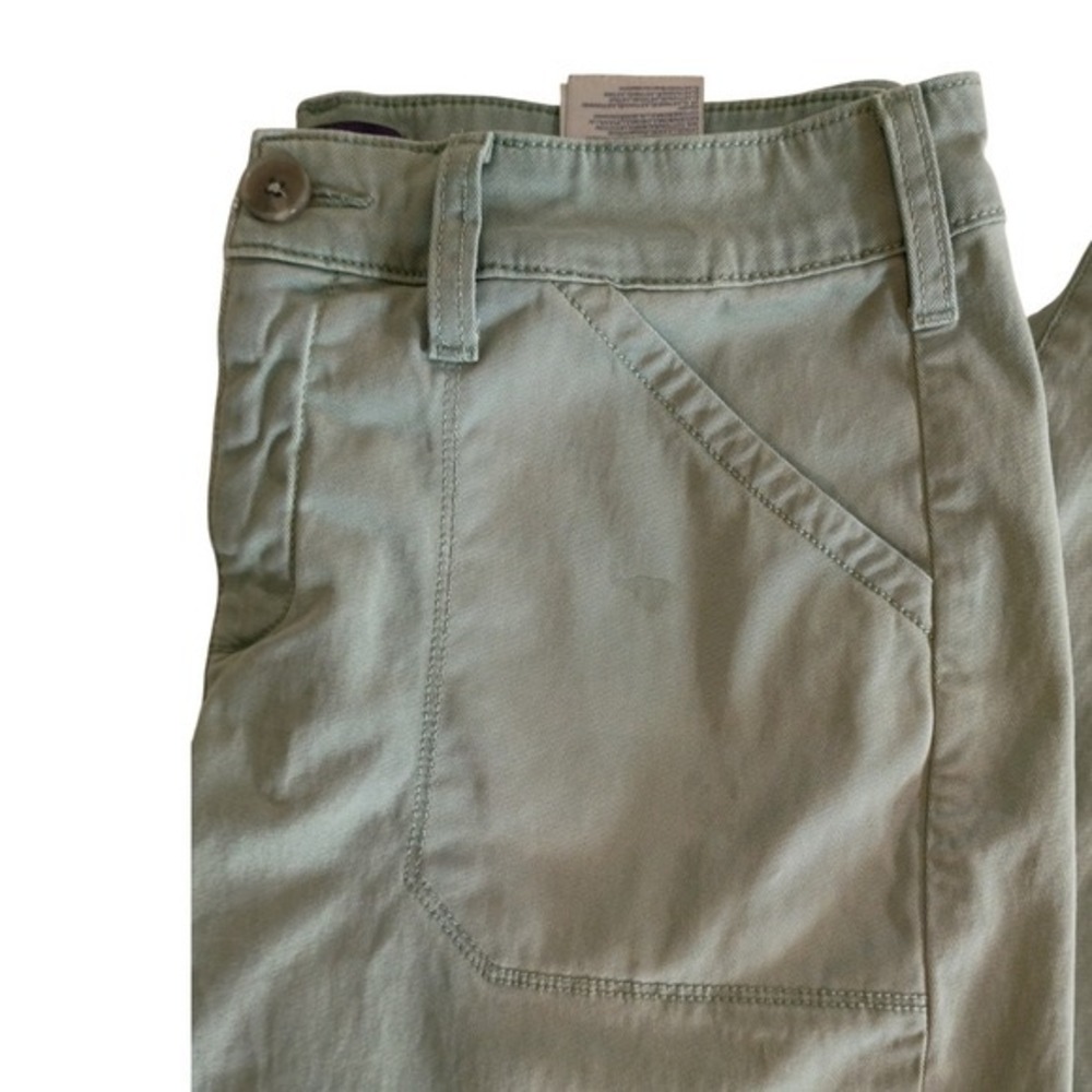 NYDJ Reese Relaxed Chino Sage Green Lift Tuck Pants Womens Size‎ 10 Utility - Picture 8 of 13